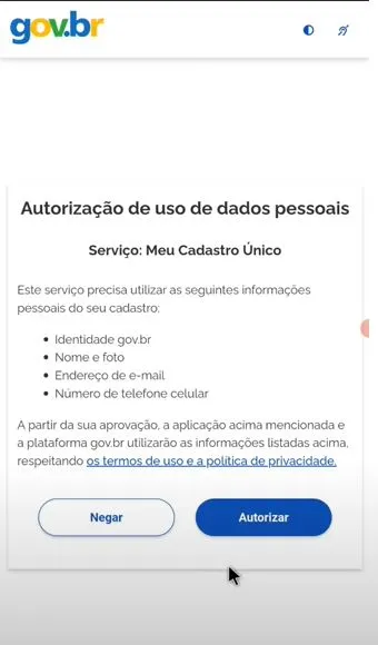 Aceite os Termos de Uso