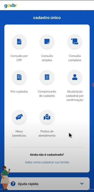 Inicie o processo de Pré-Cadastro